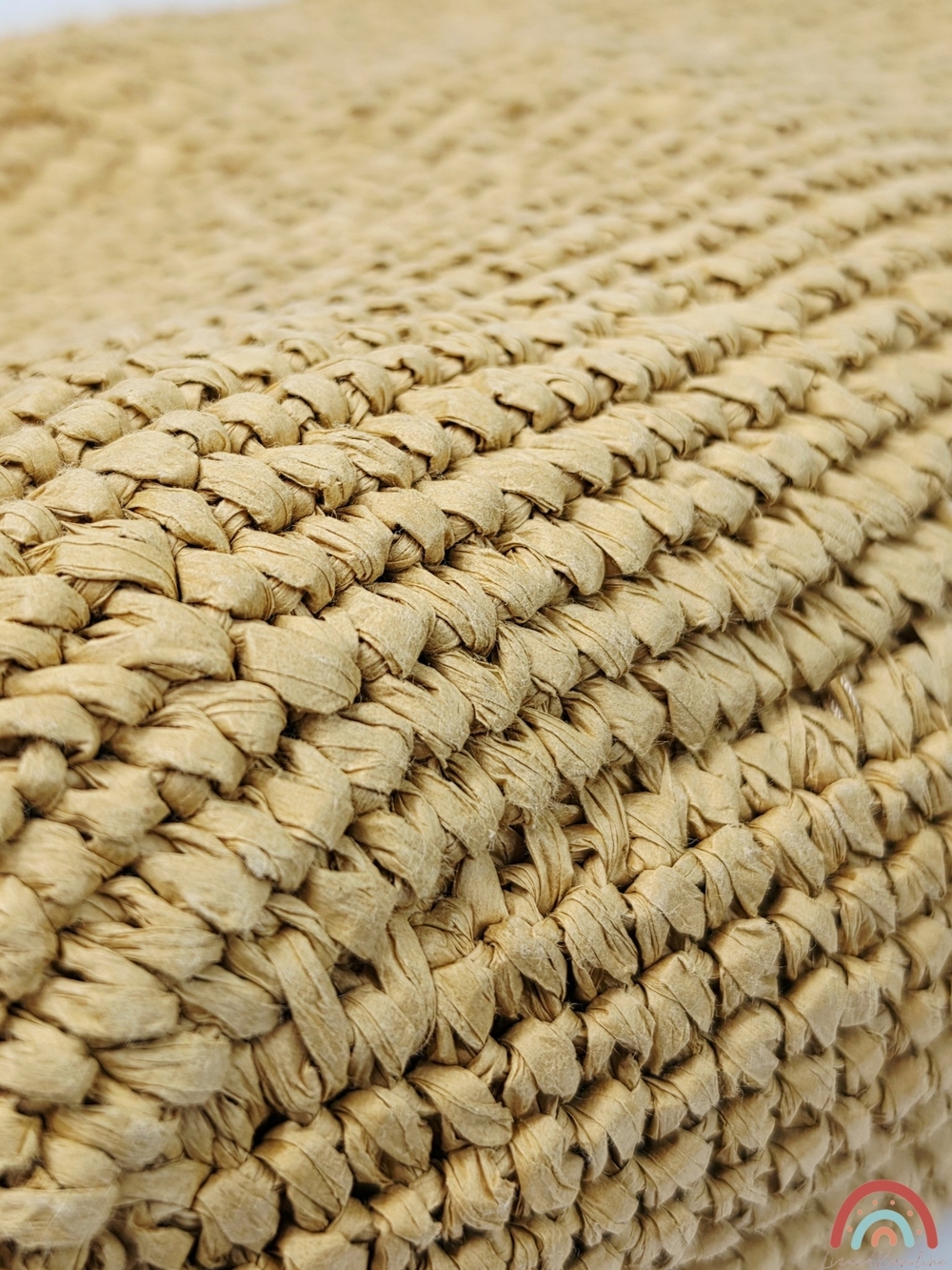 Madewell The Camren Gathered Shoulder Bag in Natural Straw and Leather Trim - Picture 15 of 16